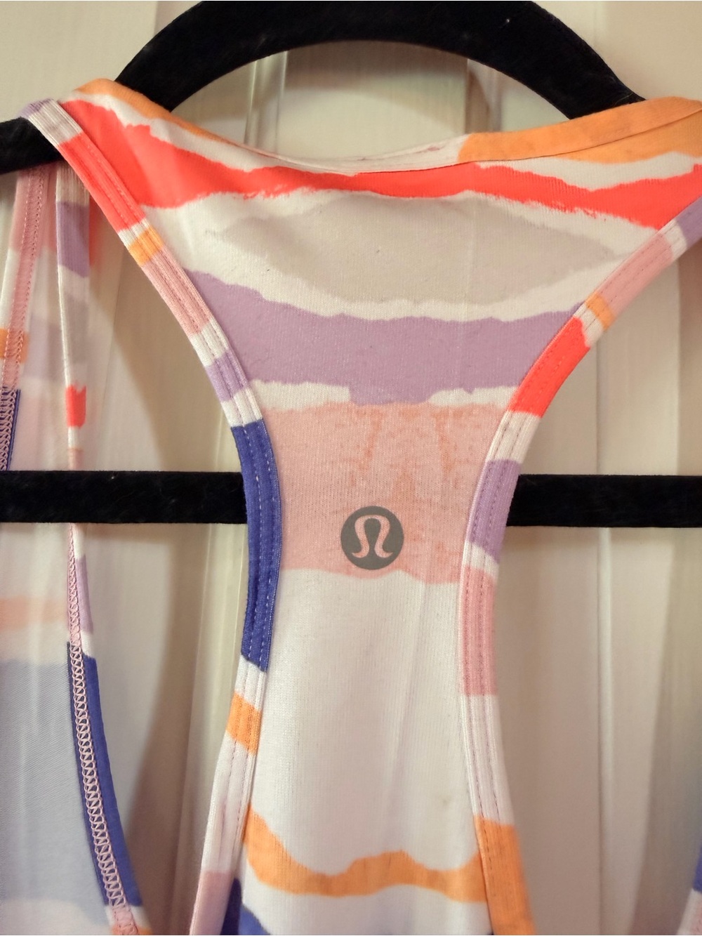Lululemon Multicolor Striped Racerback One-Piece - Picture 3 of 5